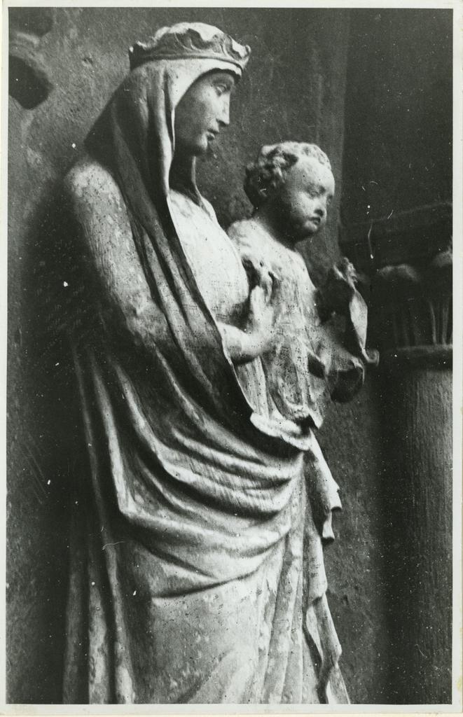 Anonimo , Arnoldi Alberto - sec. XIV - Madonna con Bambino. Particolare
