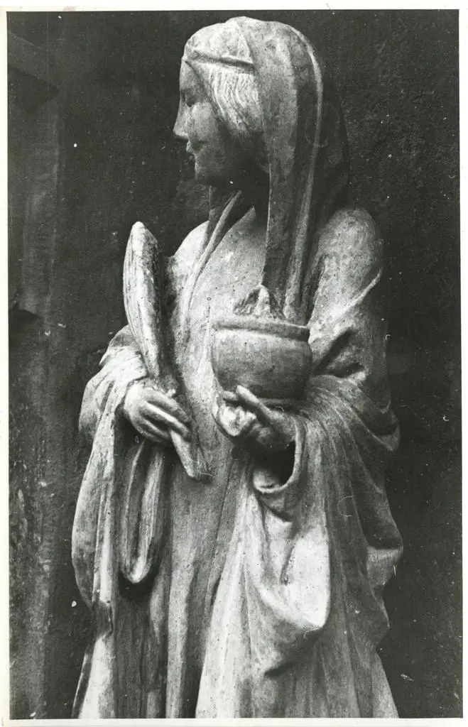 Gabinetto Fotografico della Soprintendenza Speciale per il Patrimonio Storico, Artistico ed Etnoantropologico e per il Polo Museale della citt&agrave; di Firenze , Arnoldi Alberto - sec. XIV - Santa Lucia. Particolare