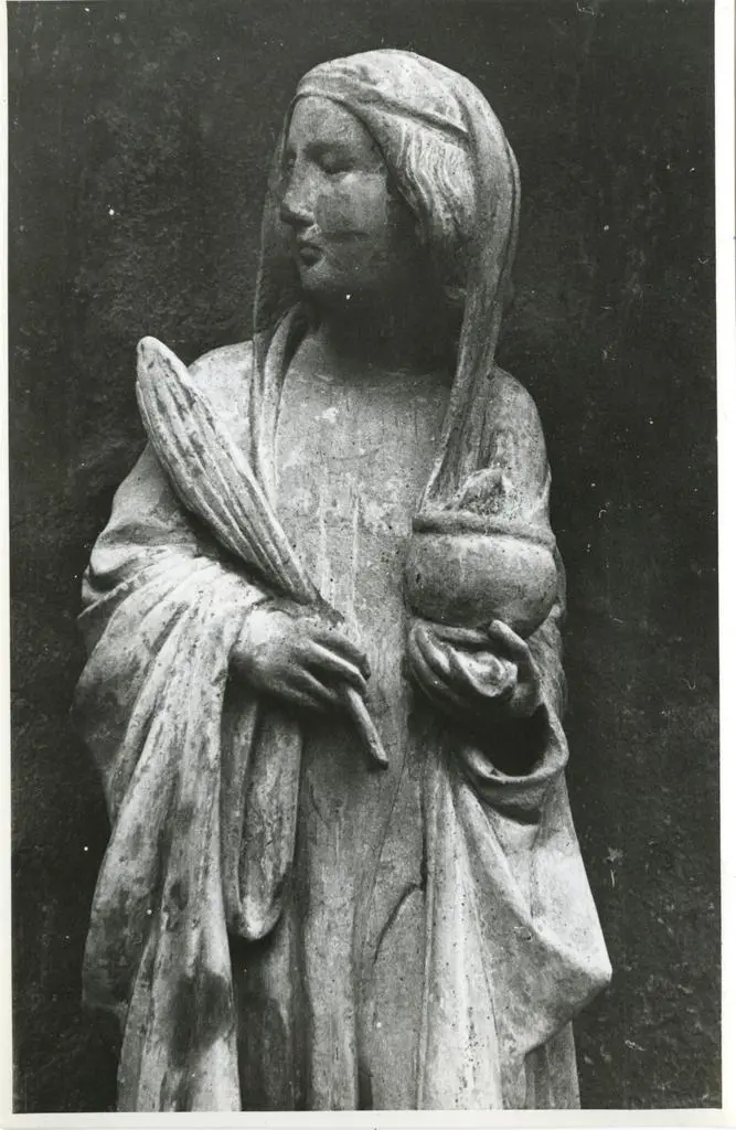 Gabinetto Fotografico della Soprintendenza Speciale per il Patrimonio Storico, Artistico ed Etnoantropologico e per il Polo Museale della citt&agrave; di Firenze , Arnoldi Alberto - sec. XIV - Santa Lucia. Particolare