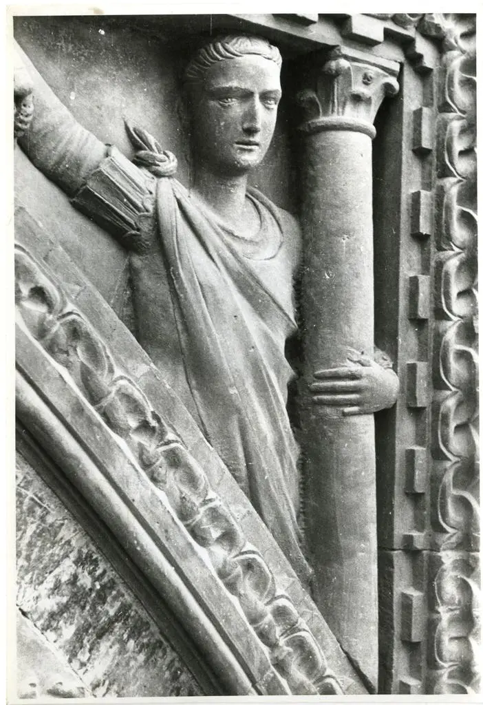 Gabinetto Fotografico della Soprintendenza Speciale per il Patrimonio Storico, Artistico ed Etnoantropologico e per il Polo Museale della citt&agrave; di Firenze , Arnoldi Alberto - sec. XIV - Allegoria della Fortezza