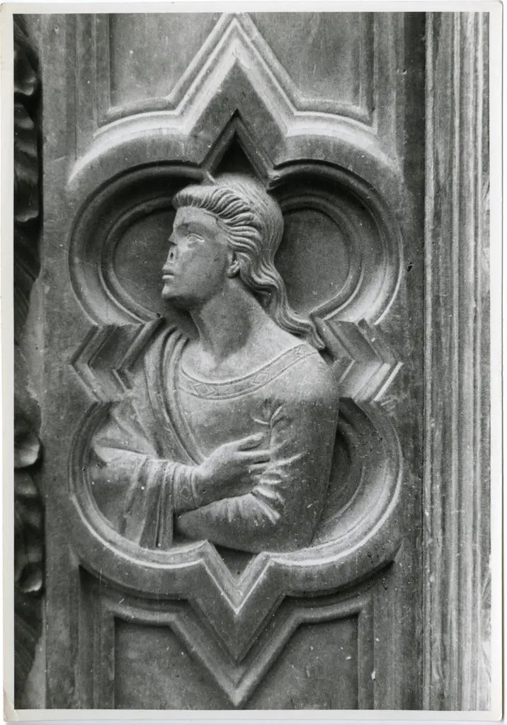 Gabinetto Fotografico della Soprintendenza Speciale per il Patrimonio Storico, Artistico ed Etnoantropologico e per il Polo Museale della citt&agrave; di Firenze , Arnoldi Alberto - sec. XIV - Angelo adorante