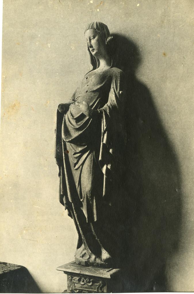 Anonimo , Anonimo toscano - sec. XIV/ XV - Maria Vergine annunciata