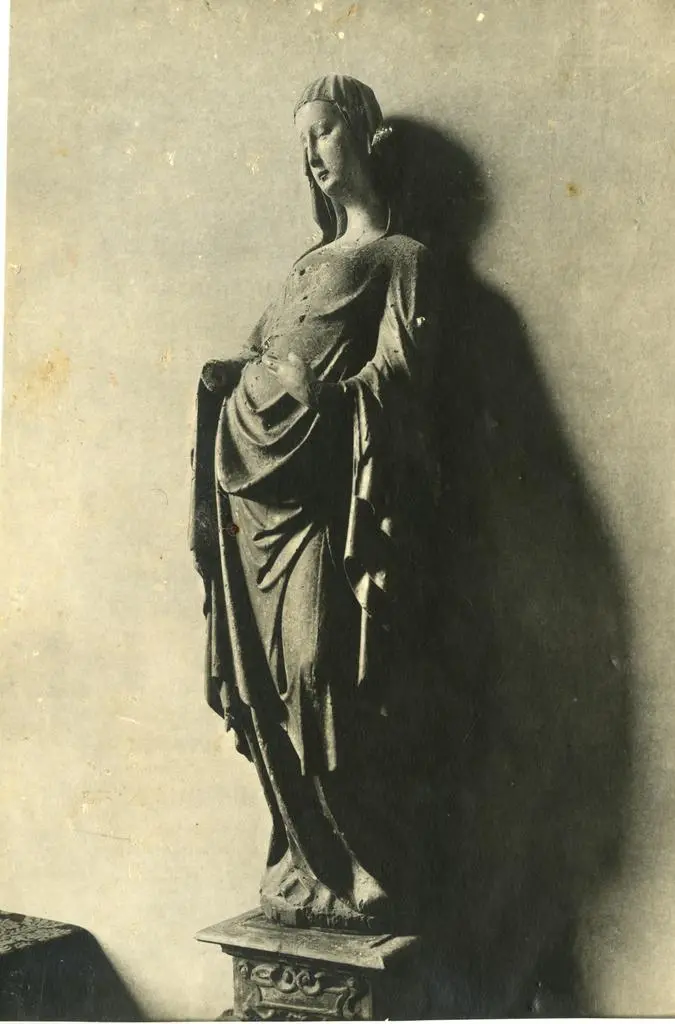 Anonimo , Anonimo toscano - sec. XIV/ XV - Maria Vergine annunciata