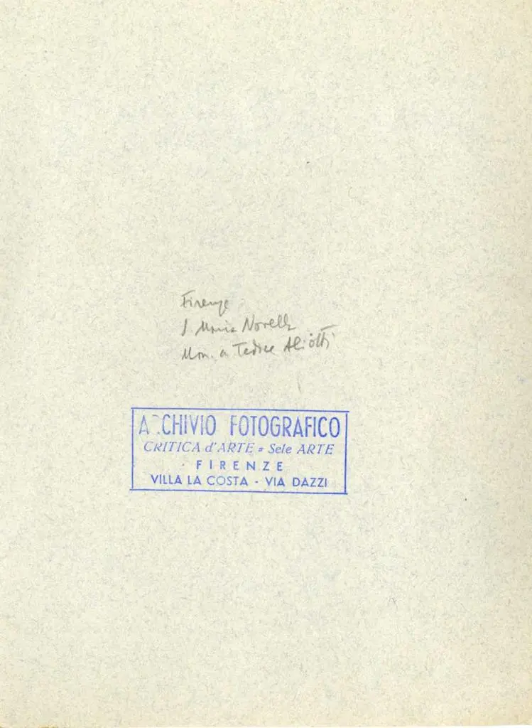 Anonimo , Firenze S. Maria Novella - Mon. a Tedice Aliotti