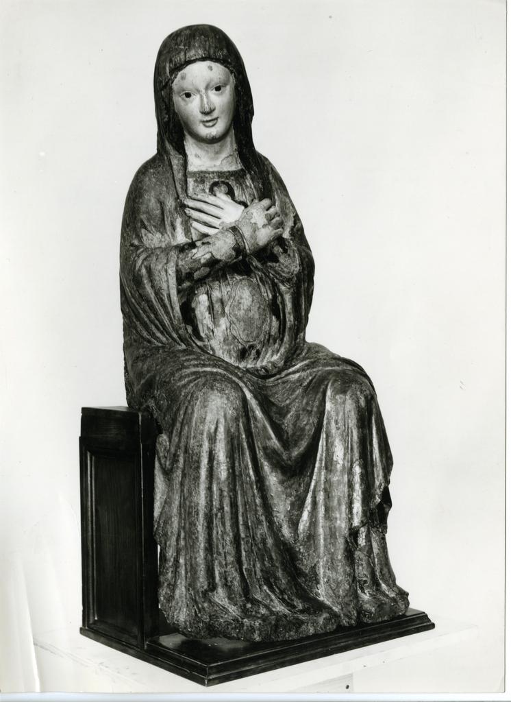 Anonimo sec. XIV , Maria Vergine annunciata