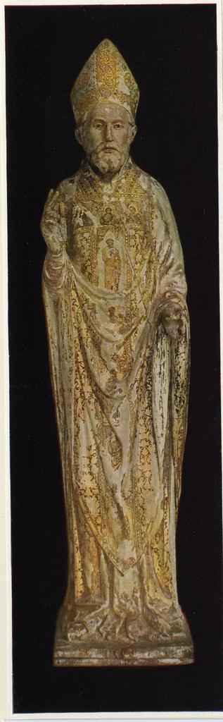 Anonimo , Un Santo vescovo - Firenze, Museo del Bargello