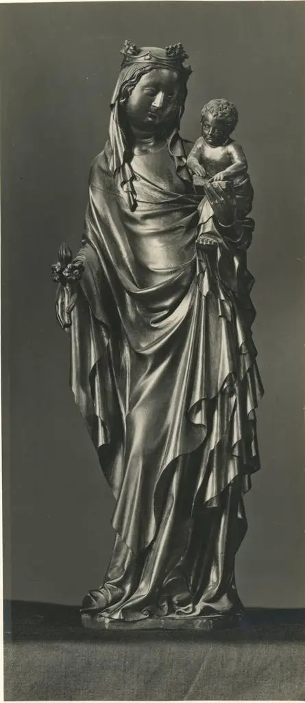 Anonimo , Anonimo sec. XIV - Madonna con Bambino