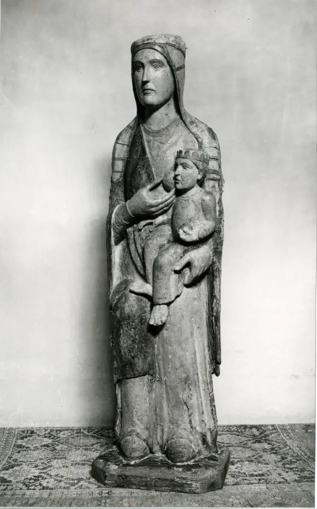 Anonimo , Anonimo pisano sec. XIII - Madonna del latte