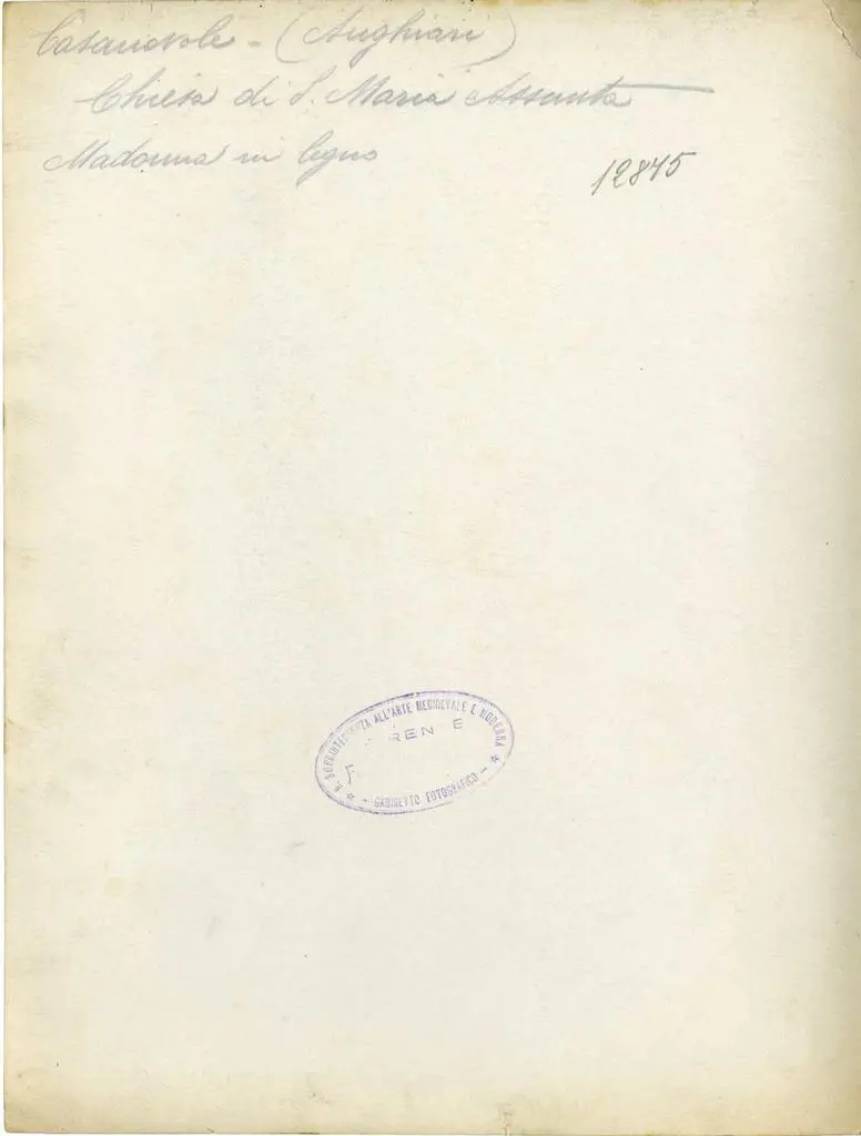 Gabinetto Fotografico della Soprintendenza Speciale per il Patrimonio Storico, Artistico ed Etnoantropologico e per il Polo Museale della citt&agrave; di Firenze , Casanovole (Anghiari). Chiesa di Santa Maria Assunta. Madonna in legno