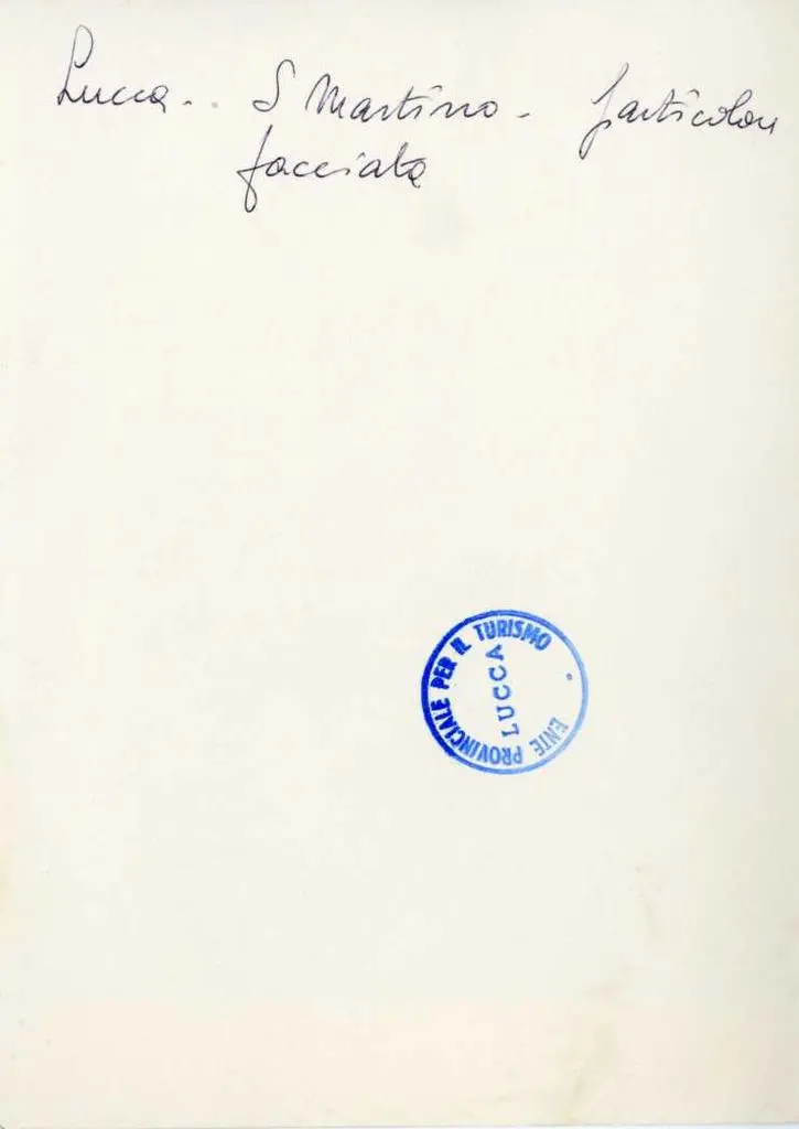 Ente Provinciale per il Turismo - Lucca , Lucca - S. Martino - particolare facciata