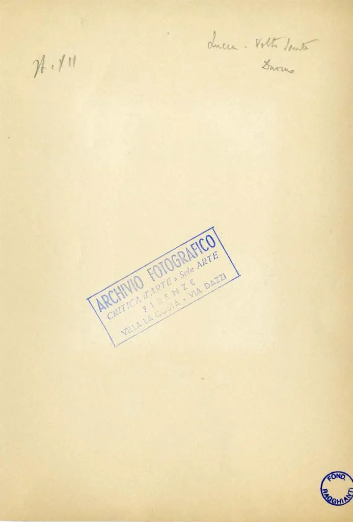 Anonimo , Lucca - Volto Santo - Duomo