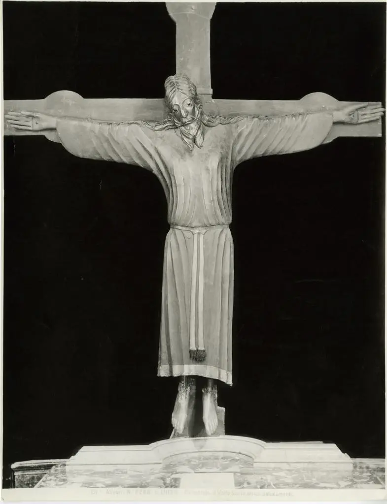 Alinari, Fratelli , Lucca - Cattedrale. Il Volto Santo senza paludamenti