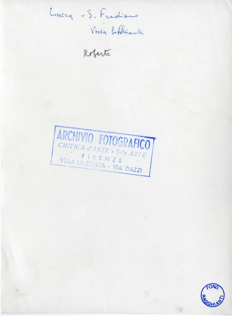 Anonimo , Lucca - S. Frediano - Vasca battesimale