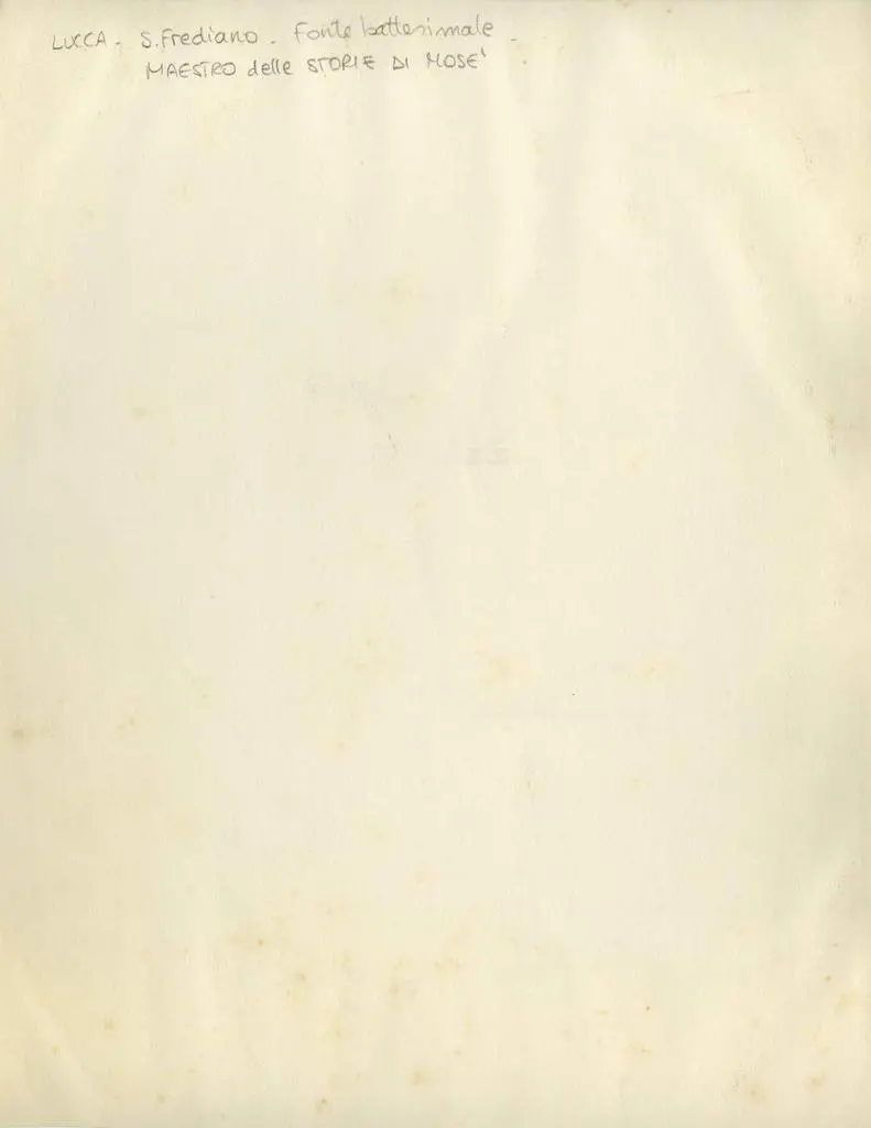 Anonimo , Lucca - S. Frediano - fonte battesimale - Maestro delle storie di Mosè