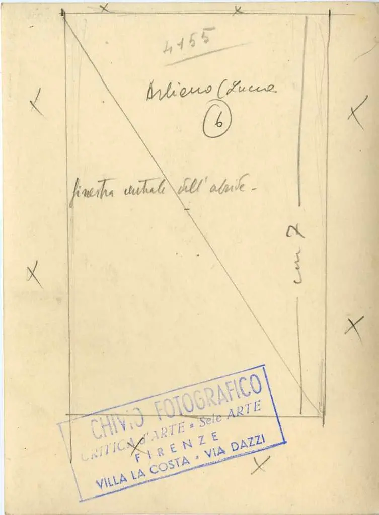 Anonimo , Arliano (Lucca), finestra centrale dell'abside