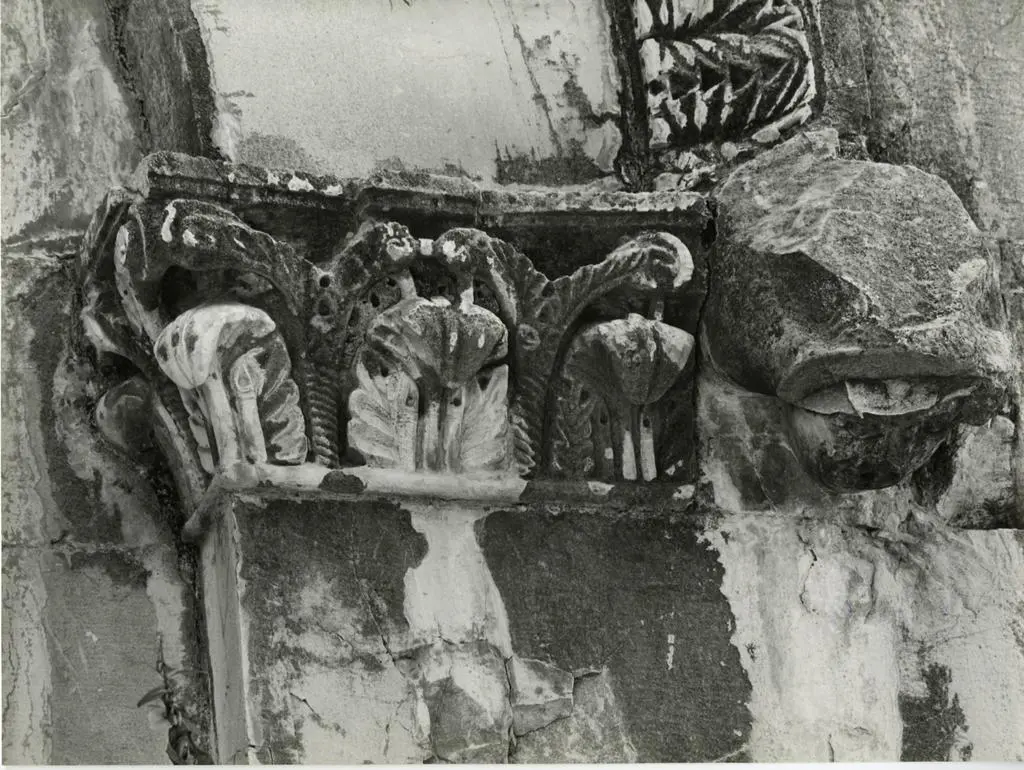 Anonimo toscano sec. XI , Motivi decorativi vegetali, Balena