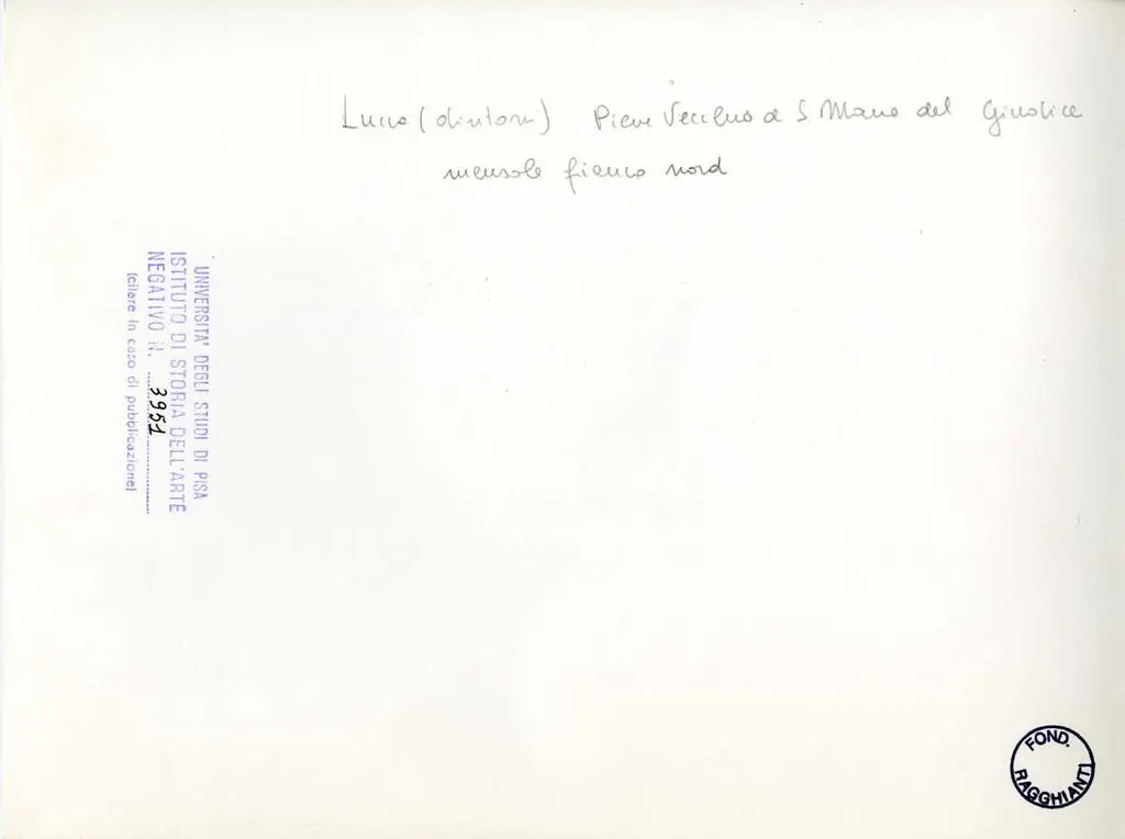 Università di Pisa. Dipartimento di Storia delle Arti , Lucca (dintorni). Pieve Vecchia di S. Maria del Giudice, mensole fianco nord