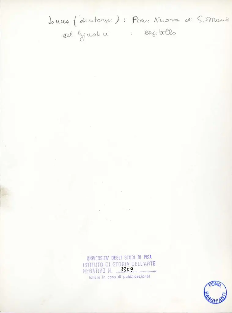 Universit&agrave; di Pisa. Dipartimento di Storia delle Arti , Lucca (dintorni). Pieve Nuova di S. Maria del Giudice: capitello