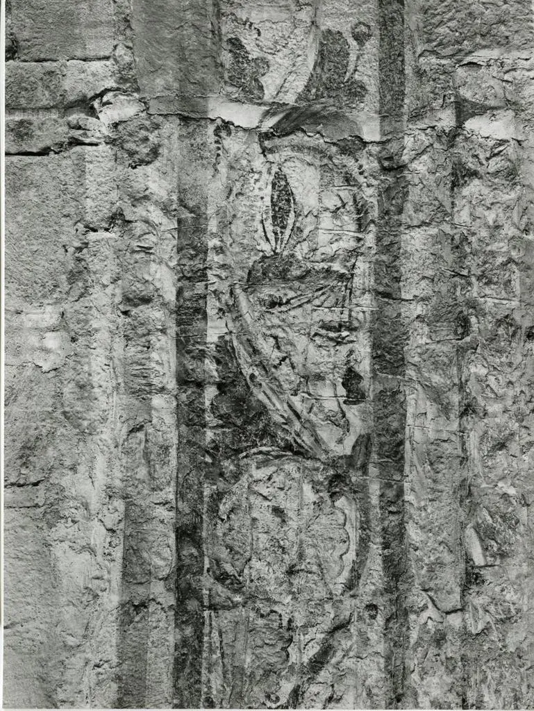 Universit&agrave; di Pisa. Dipartimento di Storia delle Arti , Lucca (dintorni) - Chiesa di S. Bartolomeo di Badia di Cantignano: decorazione ad affresco dell'abside: part.