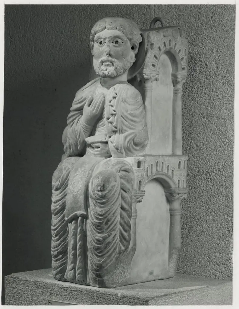 The Metropolitan Museum of Art , Scultore lucchese sec. XII - Profeta. New York the Metropolitan Museum of Art. The Cloisters