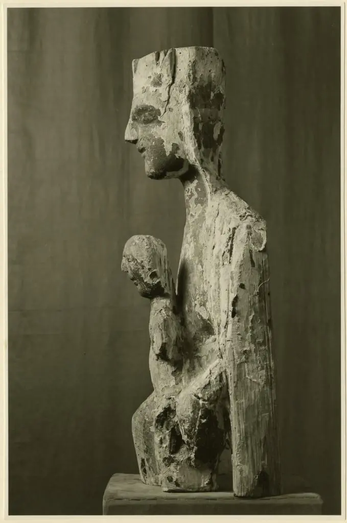 Anonimo , Madonna lucchese pisana sec. XIV