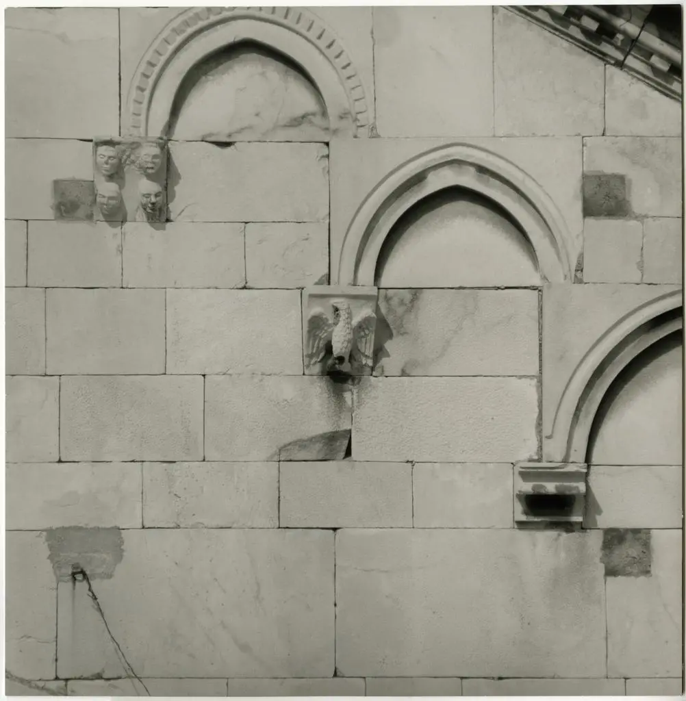 Anonimo , Parte posteriore alta sopra l'abside