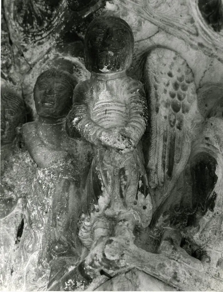 Anonimo , Capitello destro portale principale