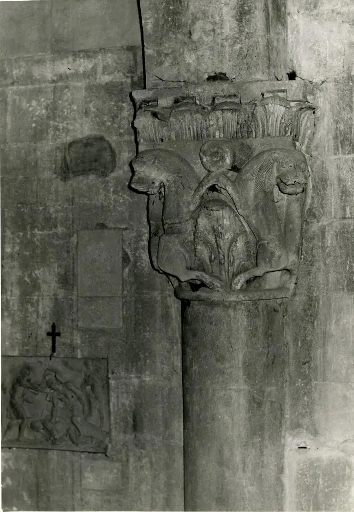 Anonimo, maniera , Motivi decorativi con leoni