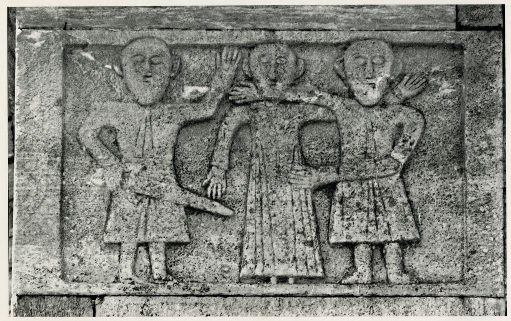 Anonimo , Anonimo pisano - sec. XII - Decollazione di san Giovanni Battista , fronte