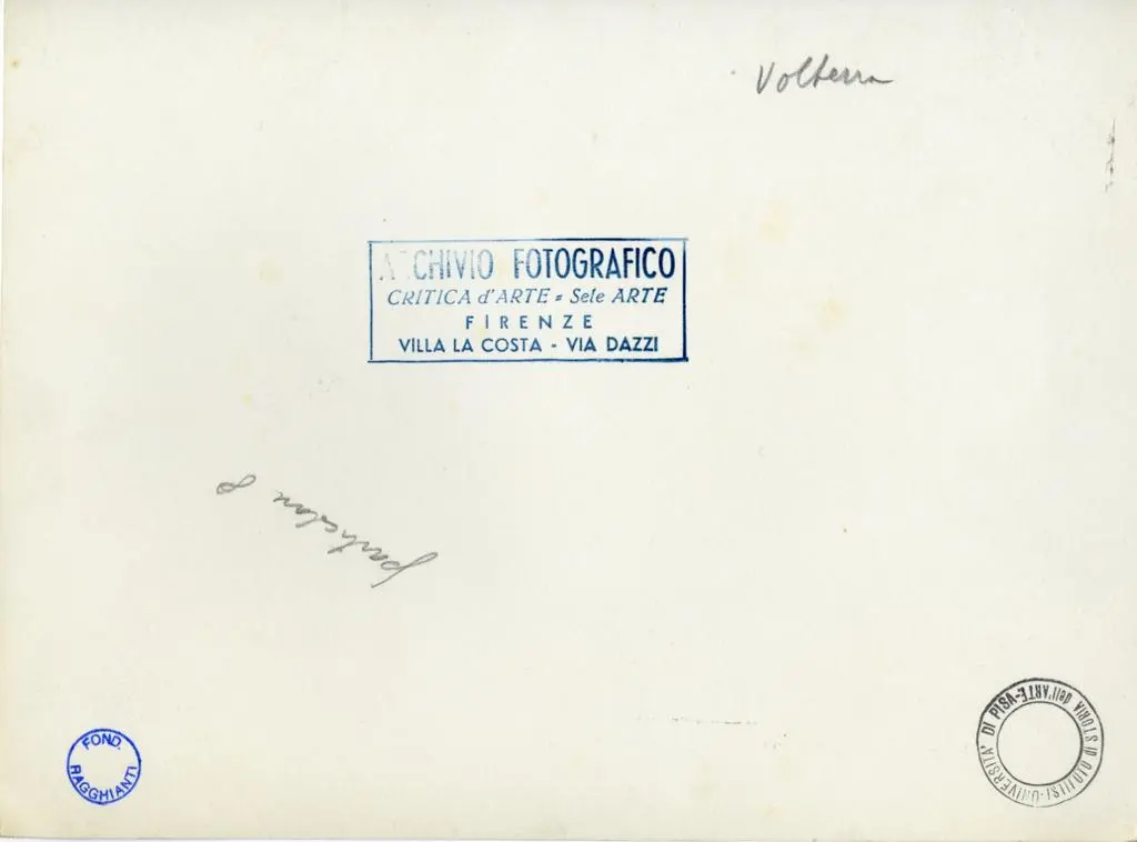 Universit&agrave; di Pisa. Dipartimento di Storia delle Arti , Anonimo toscano - sec. XIII - Deposizione di Cristo dalla croce. particolare con Giuseppe di Arimatea