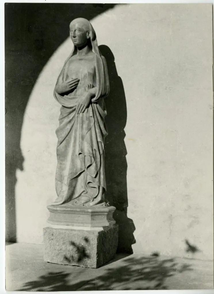 Anonimo , Anonimo pisano - sec. XIV - Maria Vergine annunciata