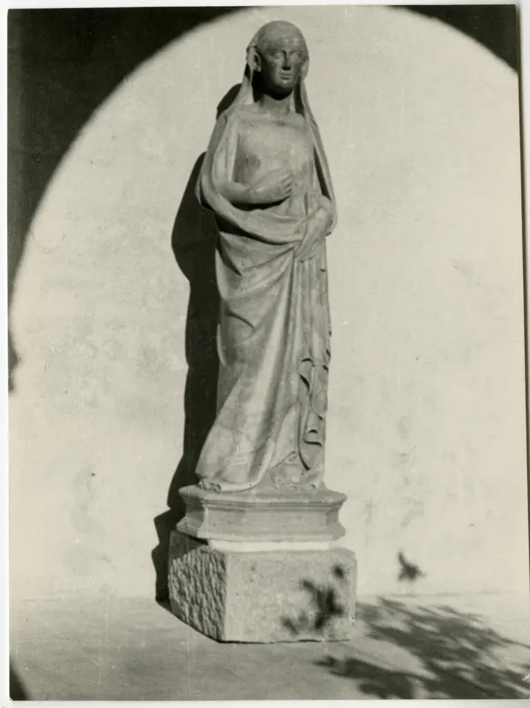 Anonimo , Anonimo pisano - sec. XIV - Maria Vergine annunciata