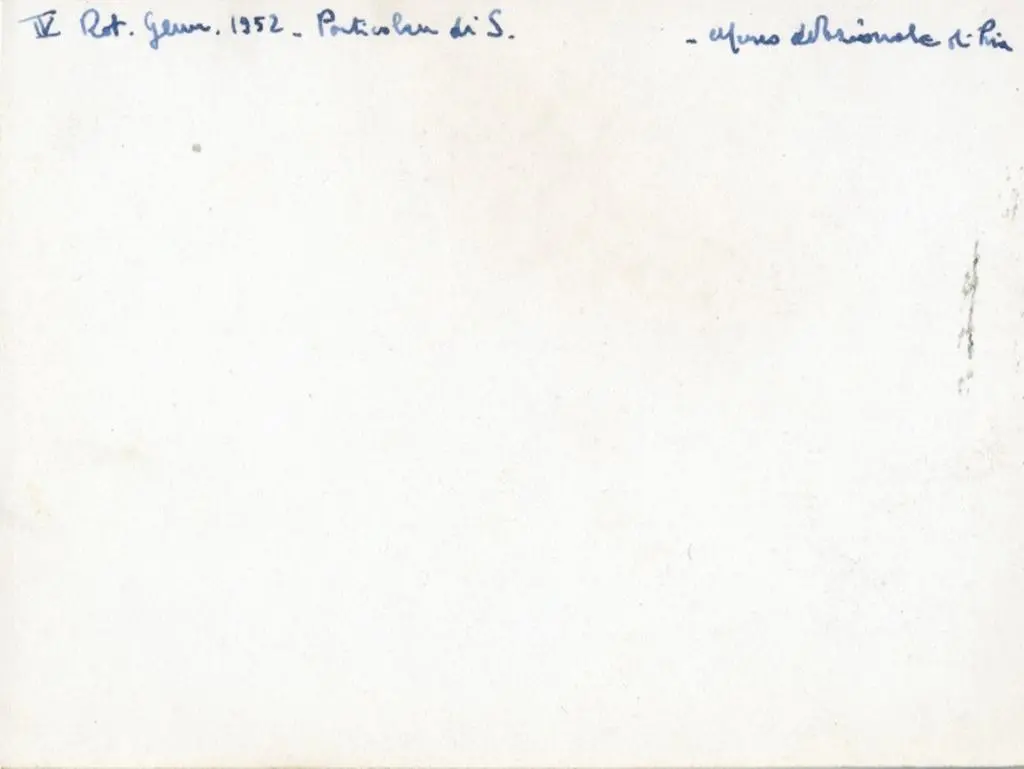 Anonimo , Anonimo pisano - sec. XIV - Maria Vergine annunciata. Particolare delle mani