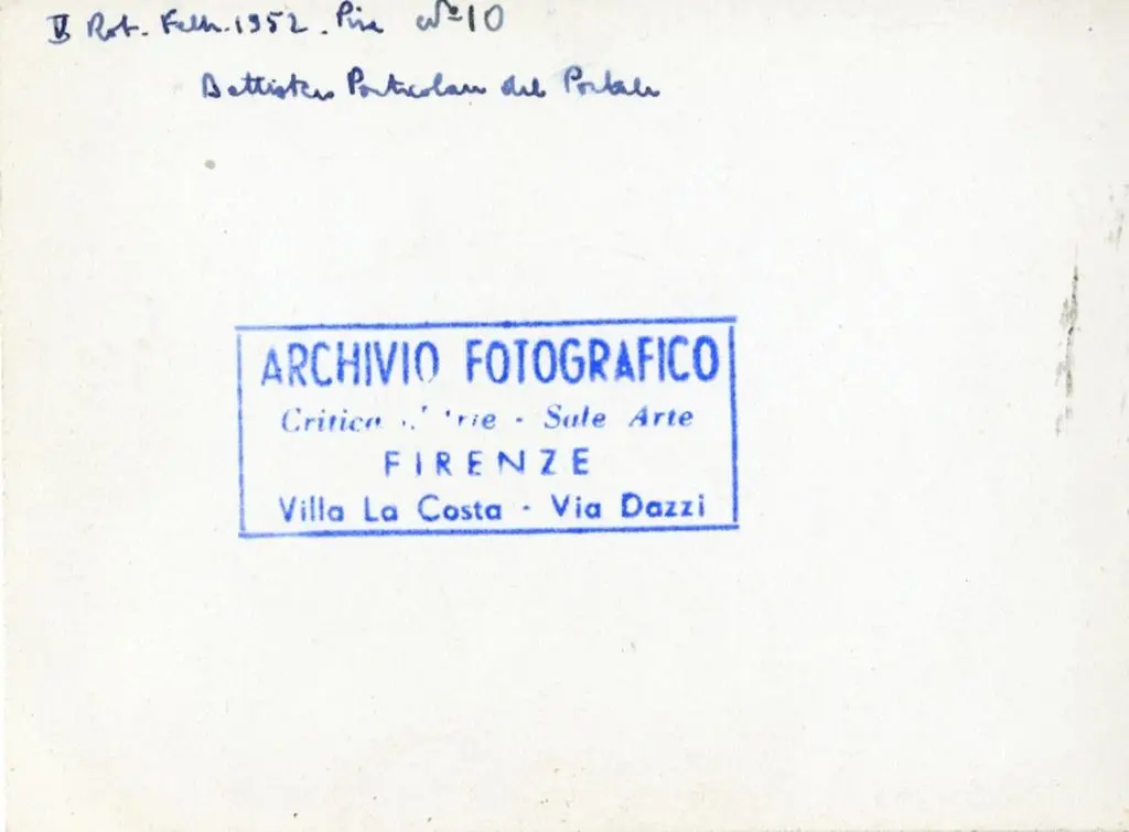 Anonimo , Battistero - Particolare del Portale