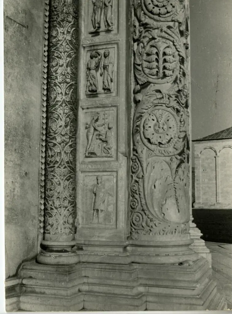 Anonimo italo-bizantino sec. XIII , Apostoli che assistono all'Ascensione, Discesa agli inferi, Re David