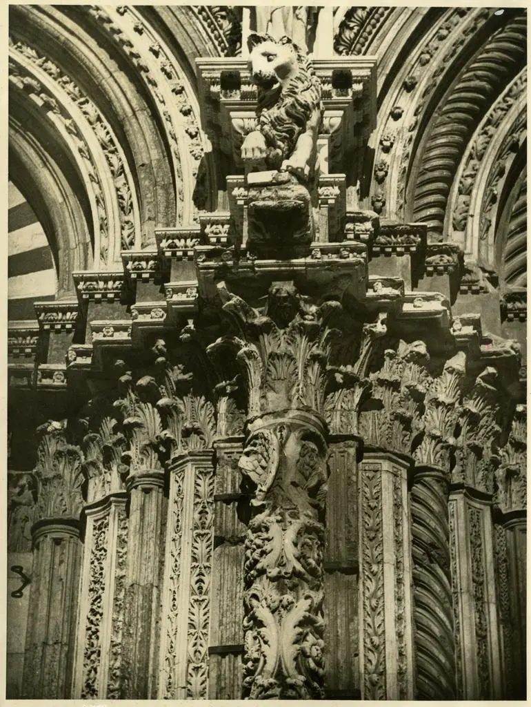 Trabalzini, Gino , Siena, Duomo - Particolare della facciata