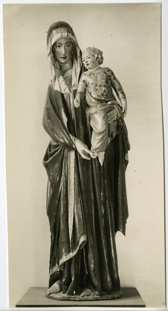 Anonimo , Anonimo senese - ambito - sec. XIV - Madonna con Bambino