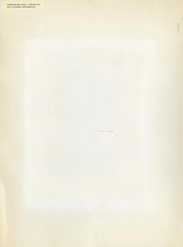 Anonimo , Particolare della Vergine di San Lucchese (Poggibonsi).