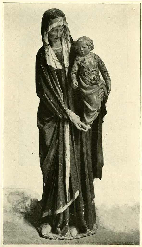 Anonimo , La Vergine col Bambino - San Lucchese (Poggibonsi).