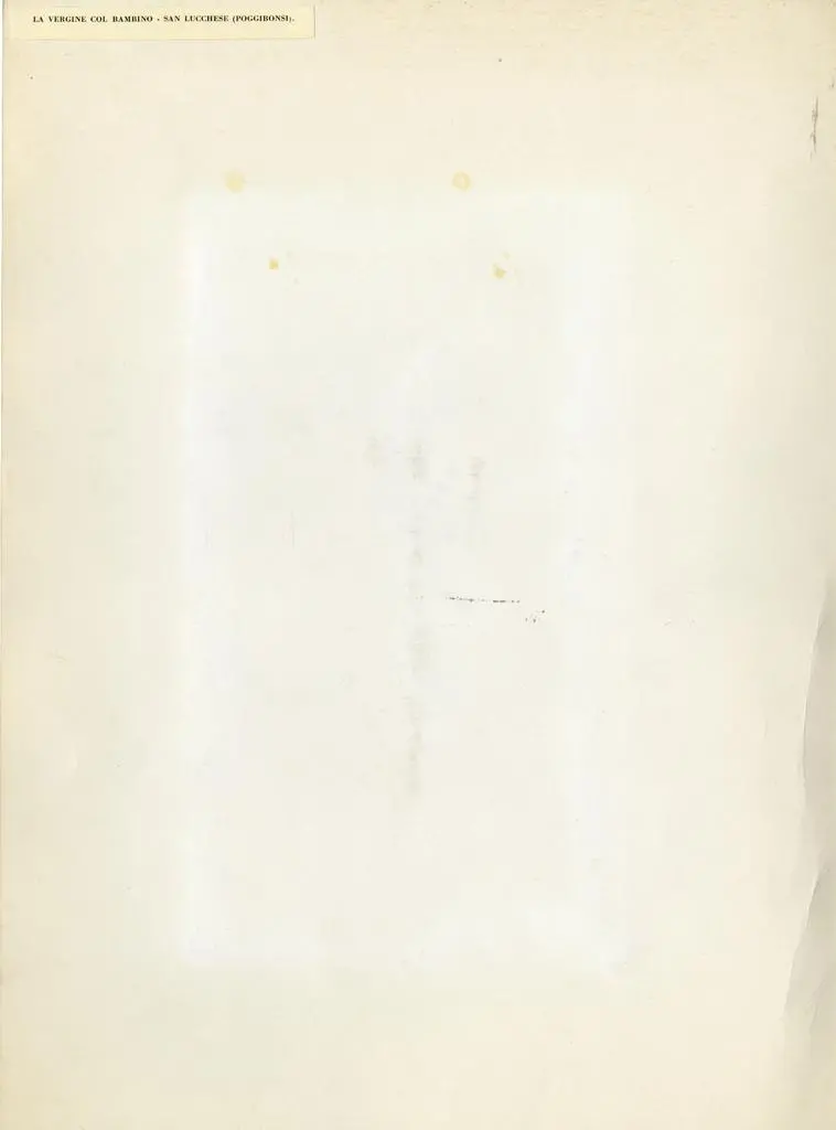 Anonimo , La Vergine col Bambino - San Lucchese (Poggibonsi).