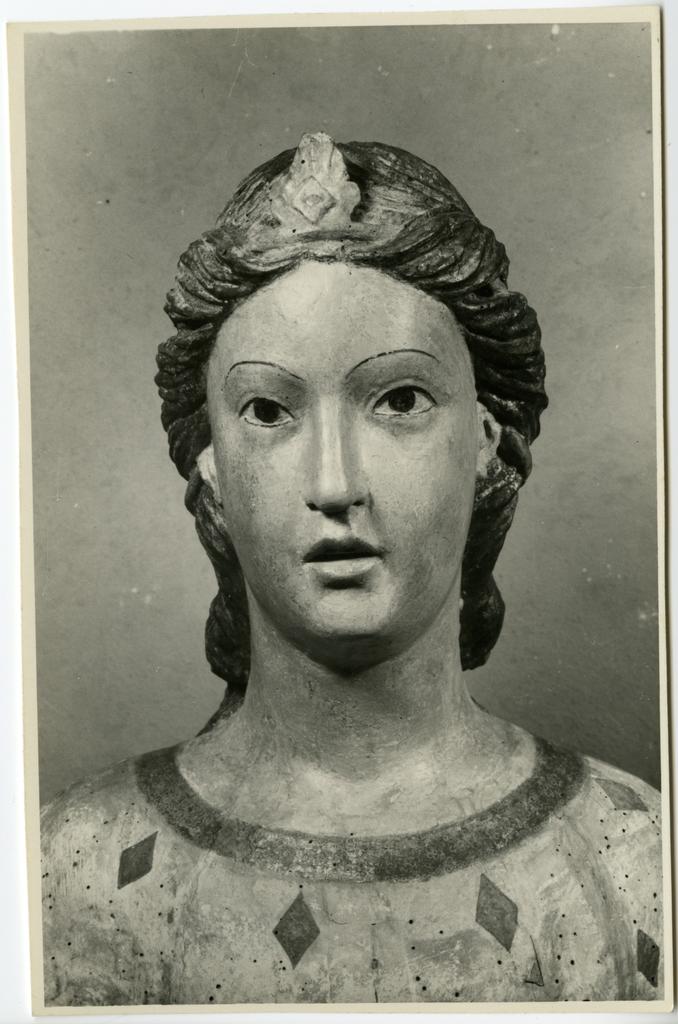 Grassi, Cesare , Anonimo toscano - sec. XIV - Angelo annunciante (particolare del volto)