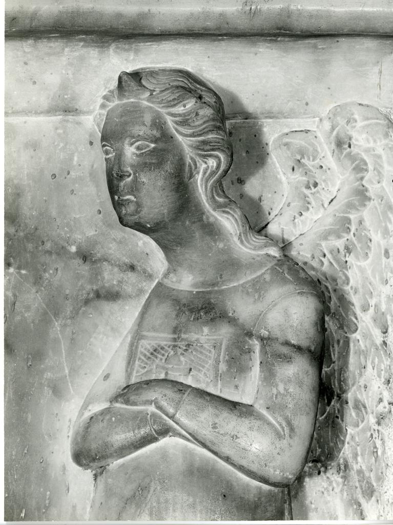 Agostino di Giovanni, bottega , Sant'Atto benedicente fra due angeli