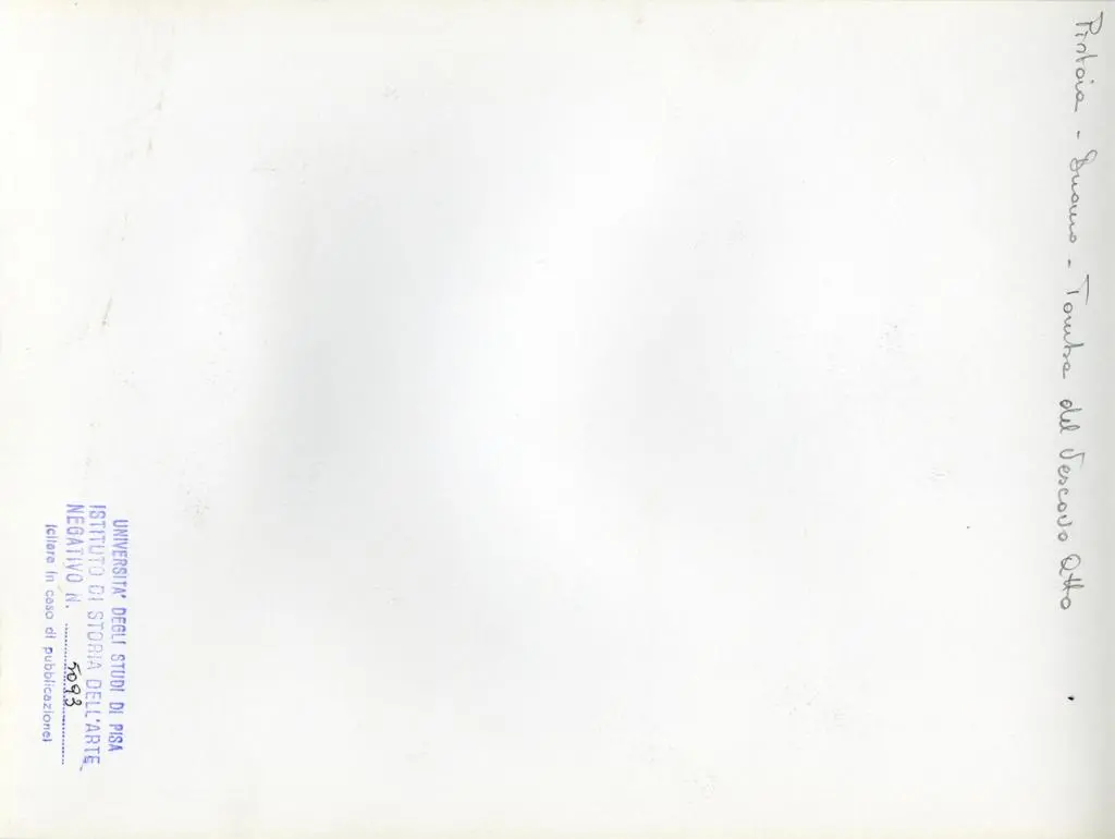 Universit&agrave; di Pisa. Dipartimento di Storia delle Arti , Pistoia - Duomo. Tomba del Vescovo Atto