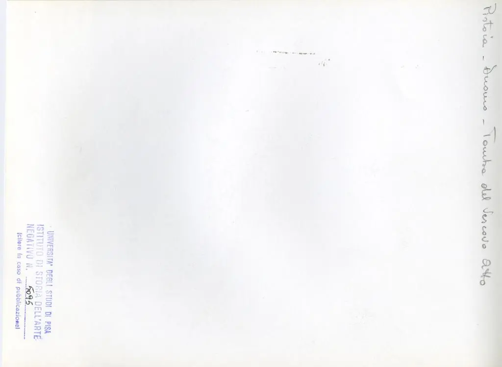 Universit&agrave; di Pisa. Dipartimento di Storia delle Arti , Pistoia - Duomo. Tomba del Vescovo Atto