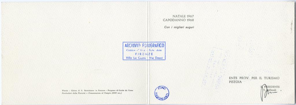 Ente Provinciale per il Turismo di Pistoia , Pistoia - Chiesa di S. Bartolomeo in Pantano - Pergamo di Guido da Como. Particolari della Natività e Presentazione al Tempio (XIII sec.)