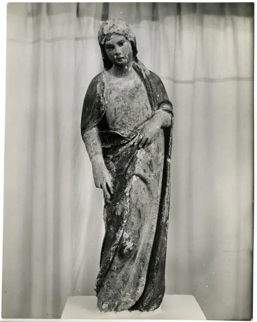 Anonimo , Anonimo toscano - sec. XIV - Maria Vergine