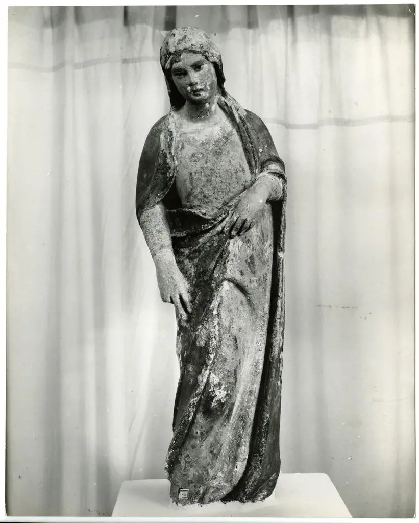 Anonimo , Anonimo toscano - sec. XIV - Maria Vergine