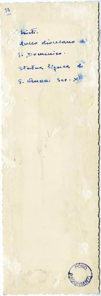 Anonimo , [C]hieti, Museo diocesano [di] S. Domenico - Statia lignea di S. Anna sec. XIII