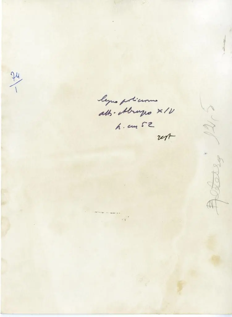 Anonimo , Anonimo abruzzese - sec. XIV - Madonna con Bambino in trono