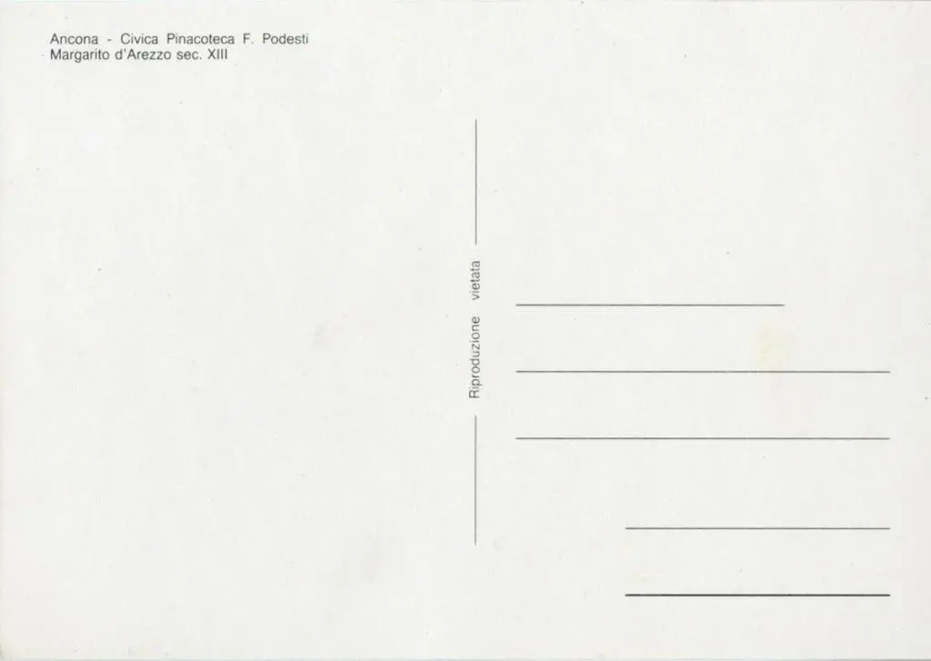 Anonimo , Ancona - Civica Pinacoteca F. Podesti - Margarito d'Arezzo sec. XIII